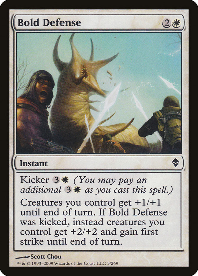 Bold Defense [Zendikar] Foil