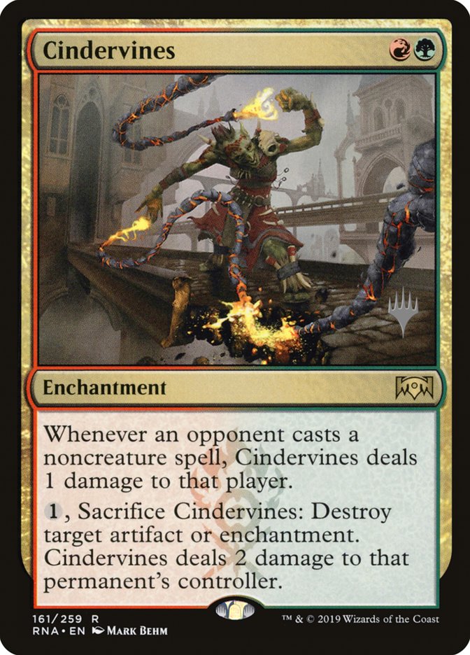 Cindervines (Promo Pack) [Ravnica Allegiance Promos] Foil