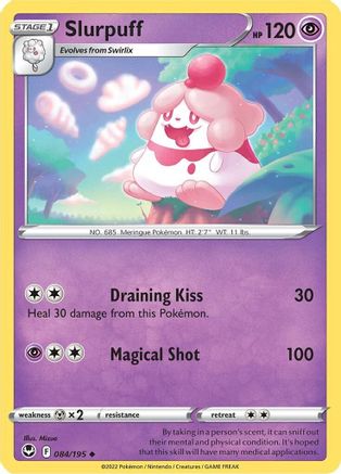 Slurpuff (084/195) [Sword & Shield: Silver Tempest] Reverse Holofoil