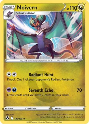 Noivern (133/195) [Sword & Shield: Silver Tempest] Reverse Holofoil