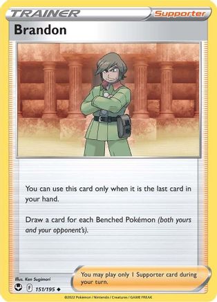 Brandon (151/195) [Sword & Shield: Silver Tempest] Reverse Holofoil