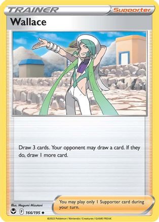 Wallace (166/195) [Sword & Shield: Silver Tempest] Reverse Holofoil