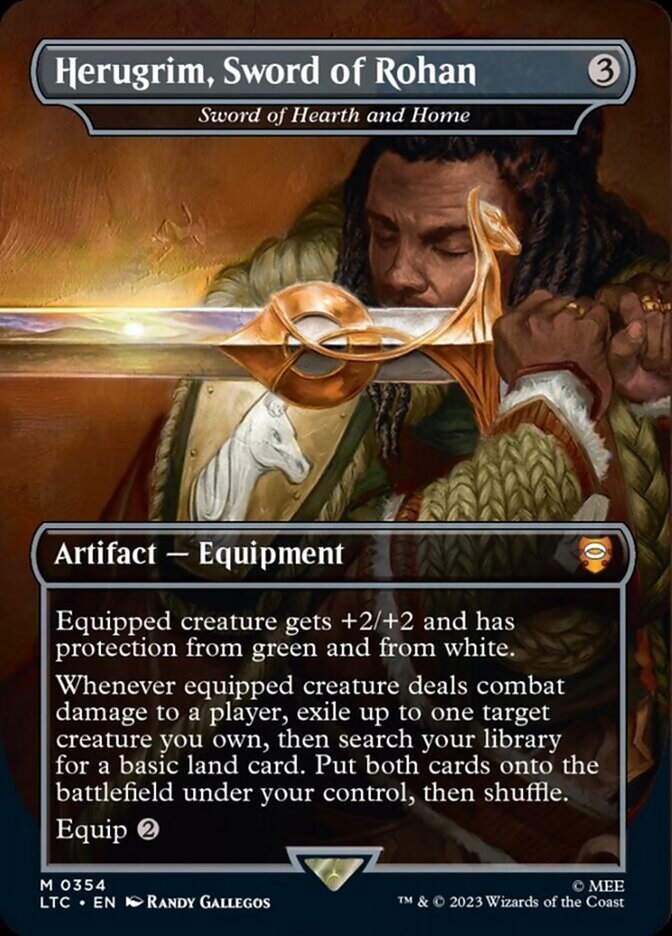 Herugrim, Sword of Rohan - Sword of Hearth and Home [The Lord of the Rings: Tales of Middle-Earth Commander] Foil