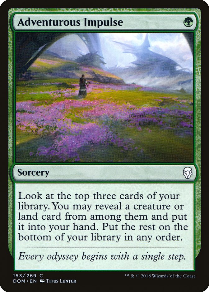 Adventurous Impulse [Dominaria] Foil