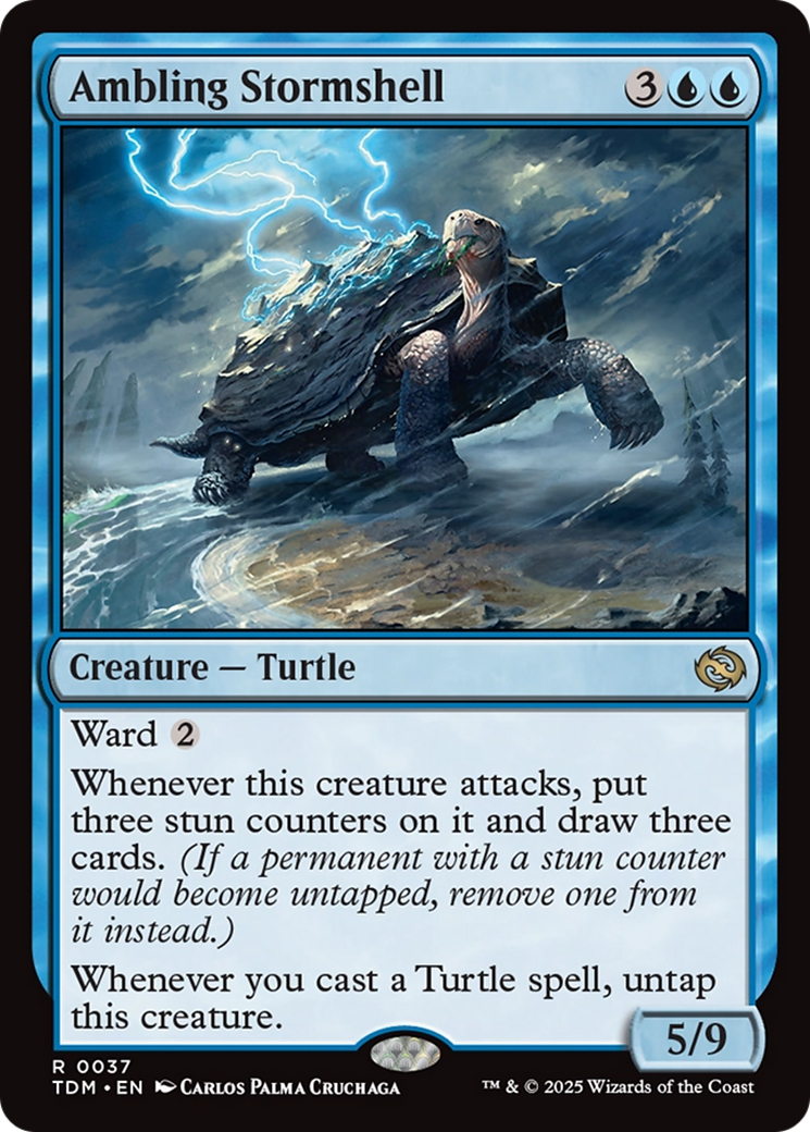 Ambling Stormshell [Tarkir: Dragonstorm] Foil