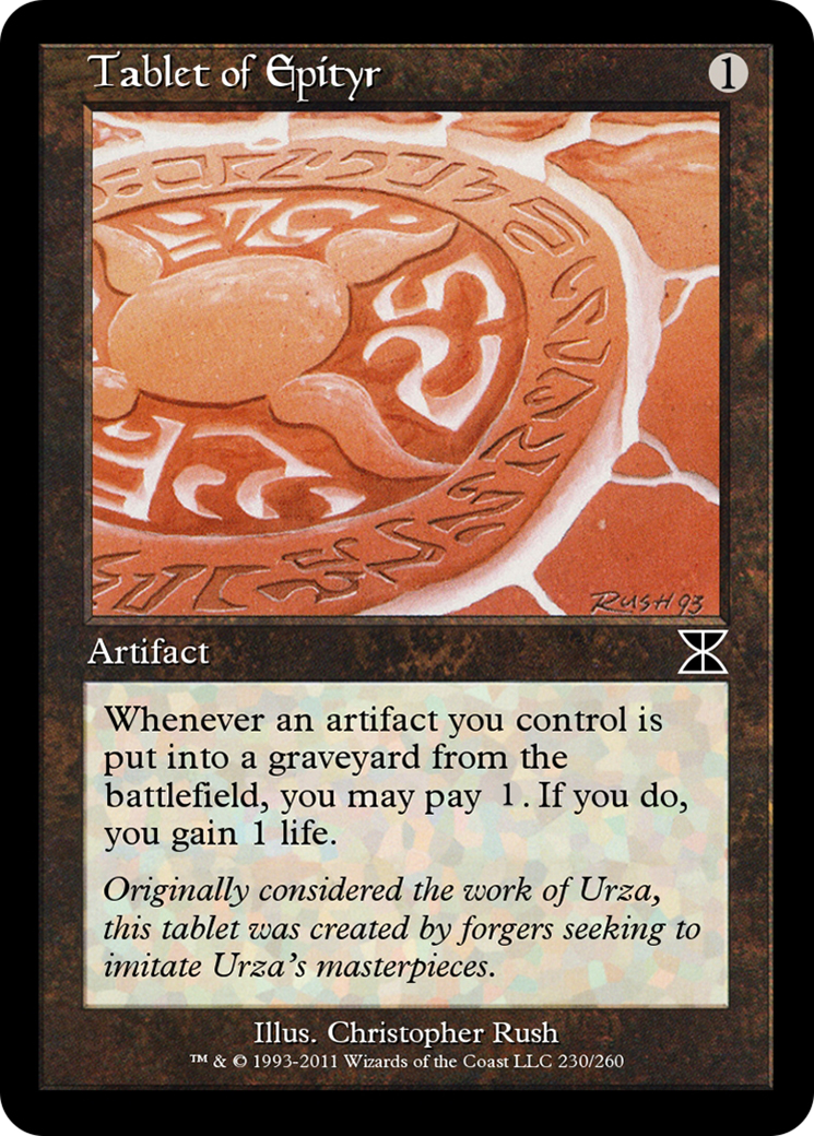 Tablet of Epityr  [Masters Edition IV] Foil