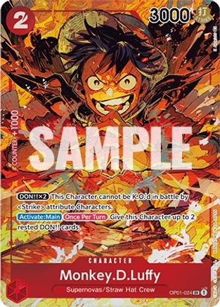 Monkey.D.Luffy (024) (Parallel) (OP01-024) - [Romance Dawn] Foil