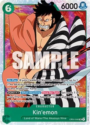 Kin'emon (OP01-040) - [Romance Dawn] Foil