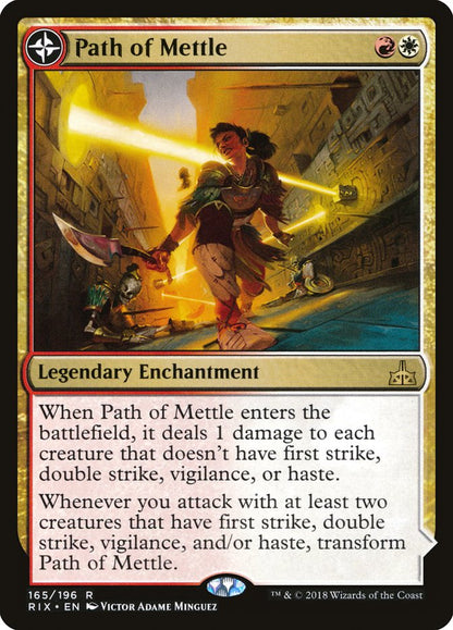 Path of Mettle // Metzali, Tower of Triumph [Rivals of Ixalan] Foil