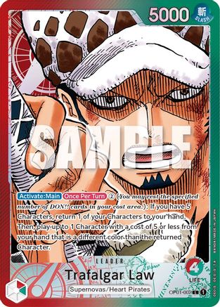 Trafalgar Law (002) (Parallel) (OP01-002) - [Romance Dawn] Foil