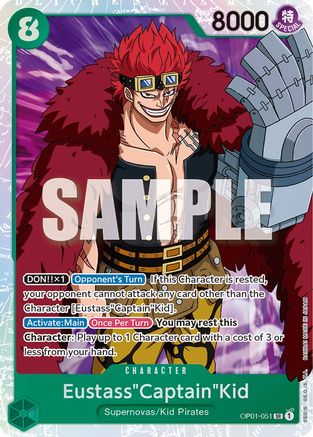 Eustass"Captain"Kid (OP01-051) - [Romance Dawn] Foil