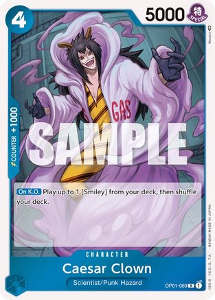 Caesar Clown (OP01-069) - [Romance Dawn] Foil
