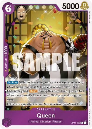 Queen (OP01-097) - [Romance Dawn] Foil