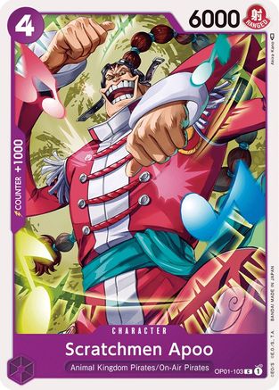 Scratchmen Apoo (OP01-103) - [Romance Dawn]