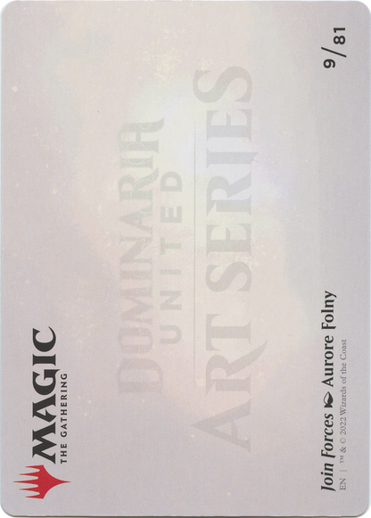 Join Forces // Join Forces  [Dominaria United Art Series] (Borderless) Foil