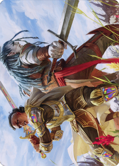 Join Forces // Join Forces  [Dominaria United Art Series] (Borderless) Foil