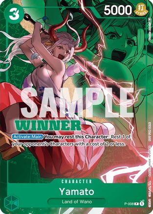 Yamato - P-008 (Winner Pack Vol. 1) (P-008) - [One Piece Promotion Cards]