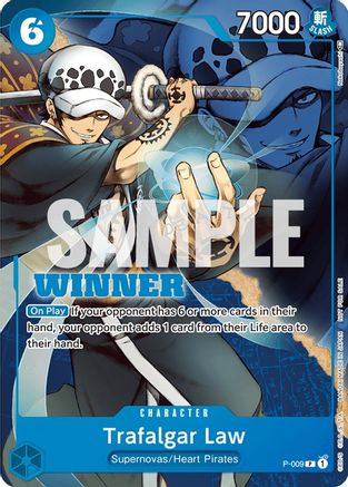 Trafalgar Law - P-009 (Winner Pack Vol. 1) (P-009) - [One Piece Promotion Cards]