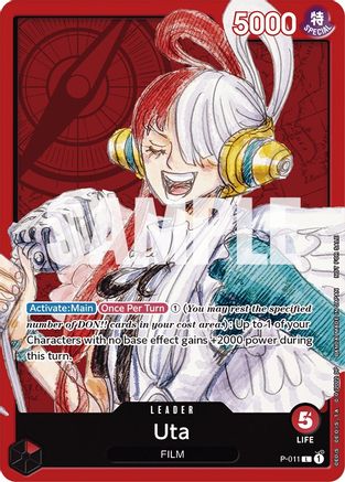 Uta (One Piece Film Red) (P-011) - [One Piece Promotion Cards]