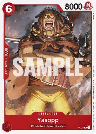 Yasopp (One Piece Film Red) (P-023) - [One Piece Promotion Cards]
