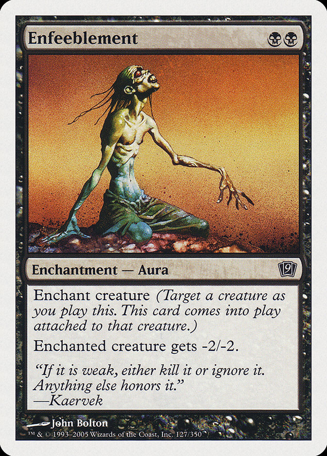 Enfeeblement [Ninth Edition] Foil