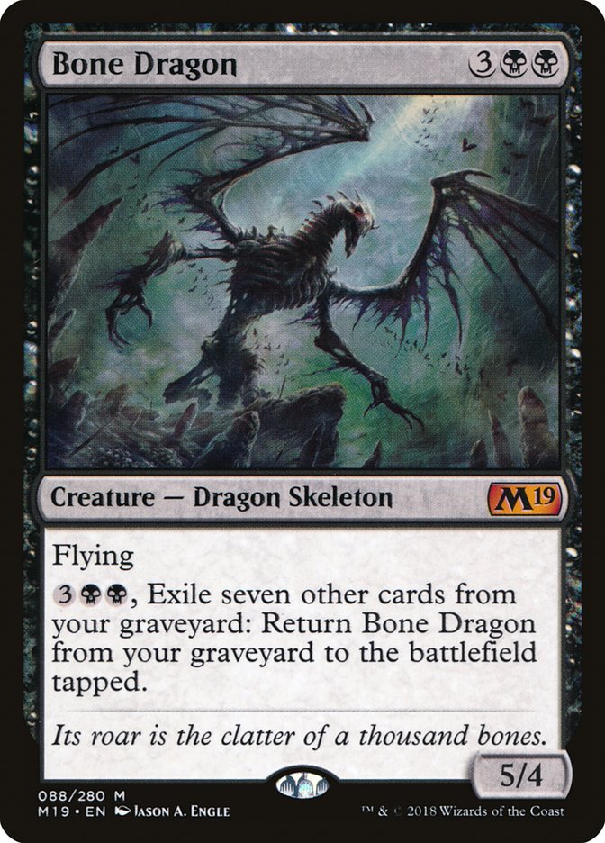 Bone Dragon [Core Set 2019] Foil