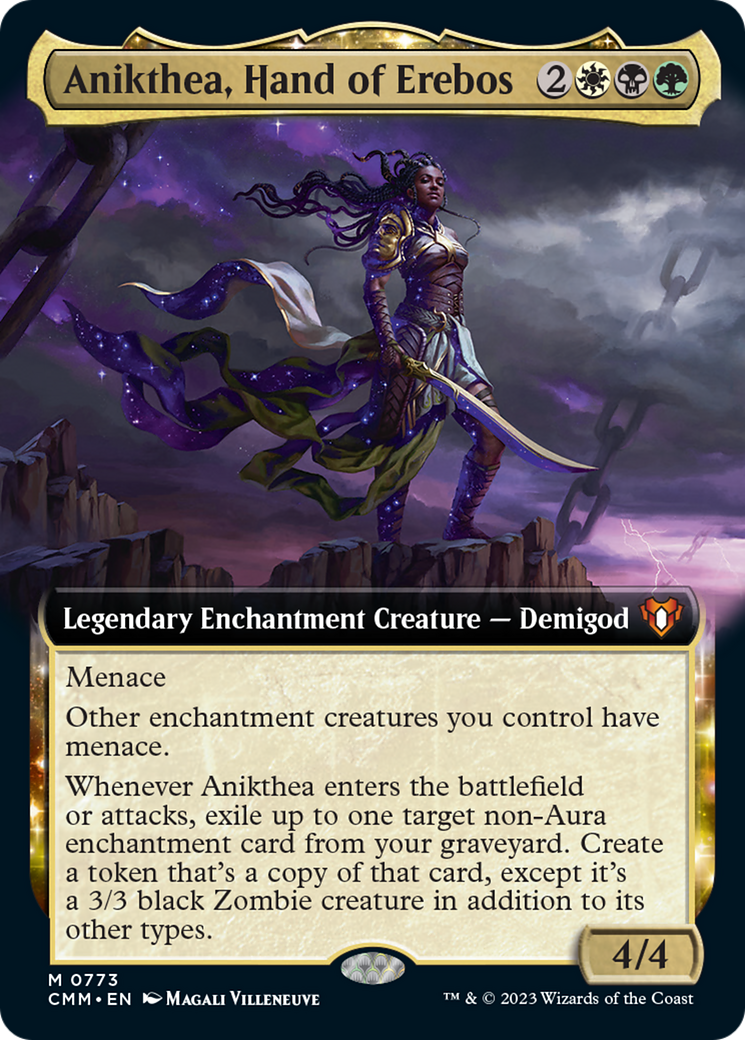 Anikthea, Hand of Erebos (Extended Art) [Commander Masters] Foil