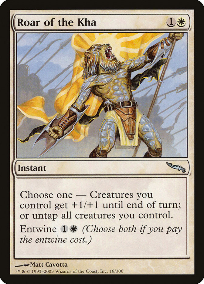 Roar of the Kha [Mirrodin] Foil