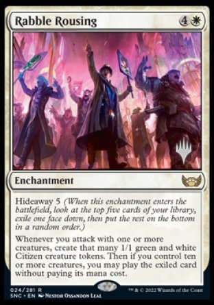 Rabble Rousing (Promo Pack) [Streets of New Capenna Promos] Foil