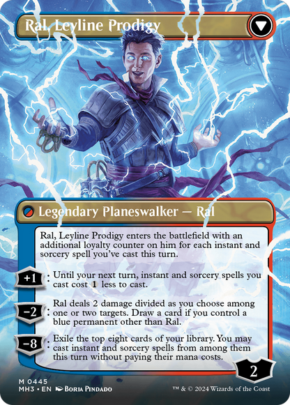 Ral, Monsoon Mage // Ral, Leyline Prodigy (Borderless) [Modern Horizons 3] Foil