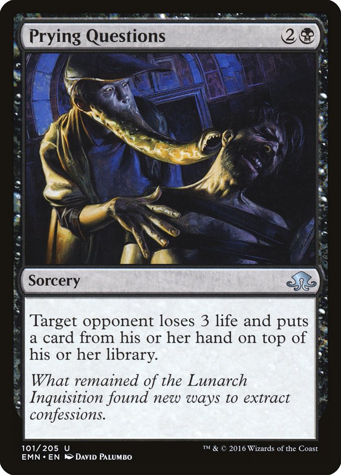 Prying Questions [Eldritch Moon] Foil