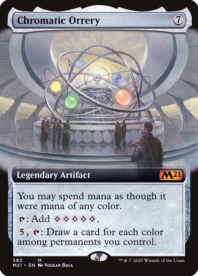Chromatic Orrery (Extended Art) [Core Set 2021] Foil