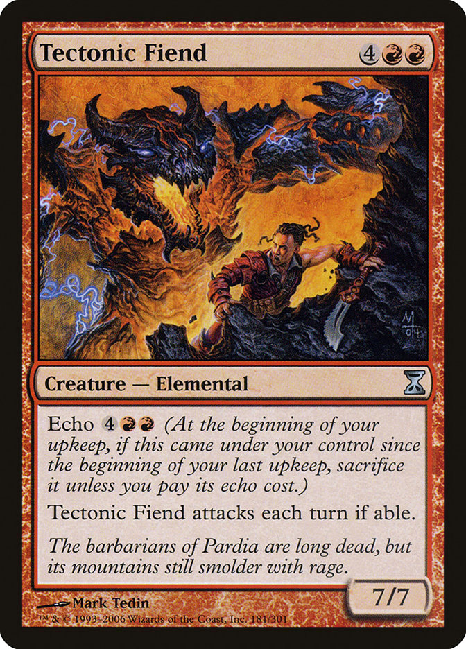 Tectonic Fiend [Time Spiral] Foil