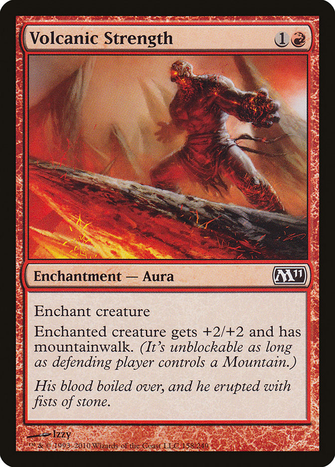 Volcanic Strength [Magic 2011] Foil