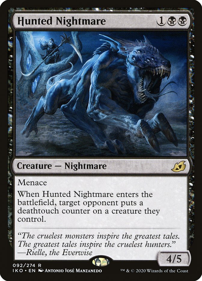 Hunted Nightmare [Ikoria: Lair of Behemoths] Foil