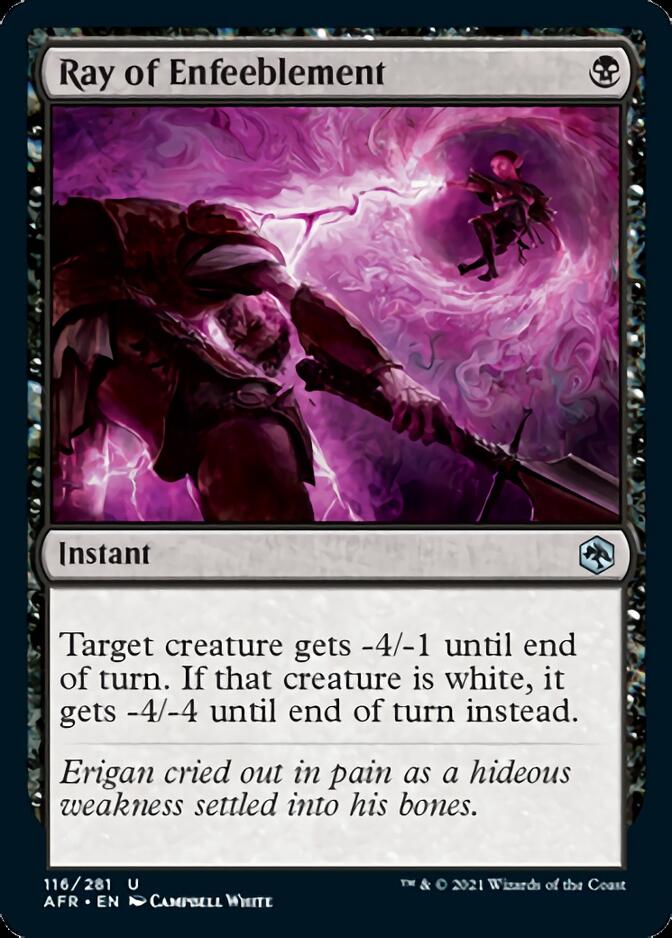 Ray of Enfeeblement [Dungeons & Dragons: Adventures in the Forgotten Realms] Foil