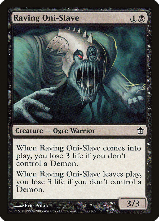 Raving Oni-Slave [Saviors of Kamigawa] Foil