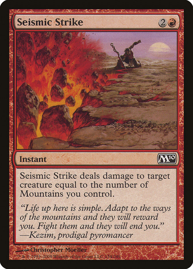 Seismic Strike [Magic 2010] Foil