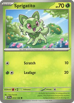 Sprigatito (013/198) [Scarlet & Violet: Base Set] Reverse Holofoil