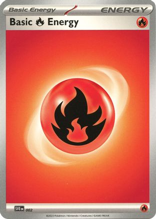 Fire Energy (002) [Scarlet & Violet: Base Set] Reverse Holofoil
