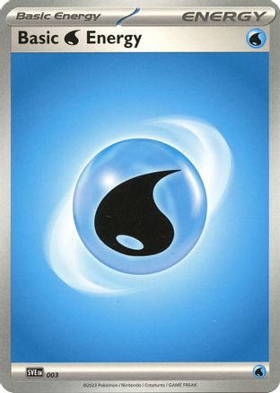 Water Energy (003) [Scarlet & Violet: Base Set] Reverse Holofoil