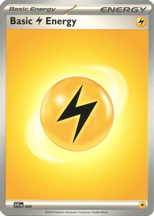 Lightning Energy (004) [Scarlet & Violet: Base Set] Reverse Holofoil