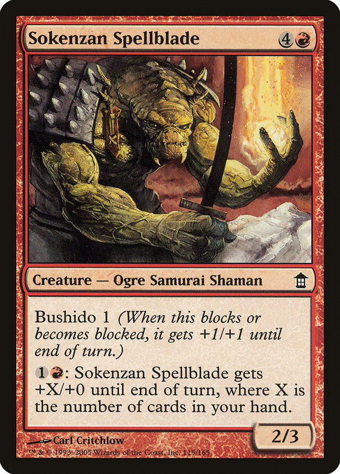Sokenzan Spellblade [Saviors of Kamigawa] Foil
