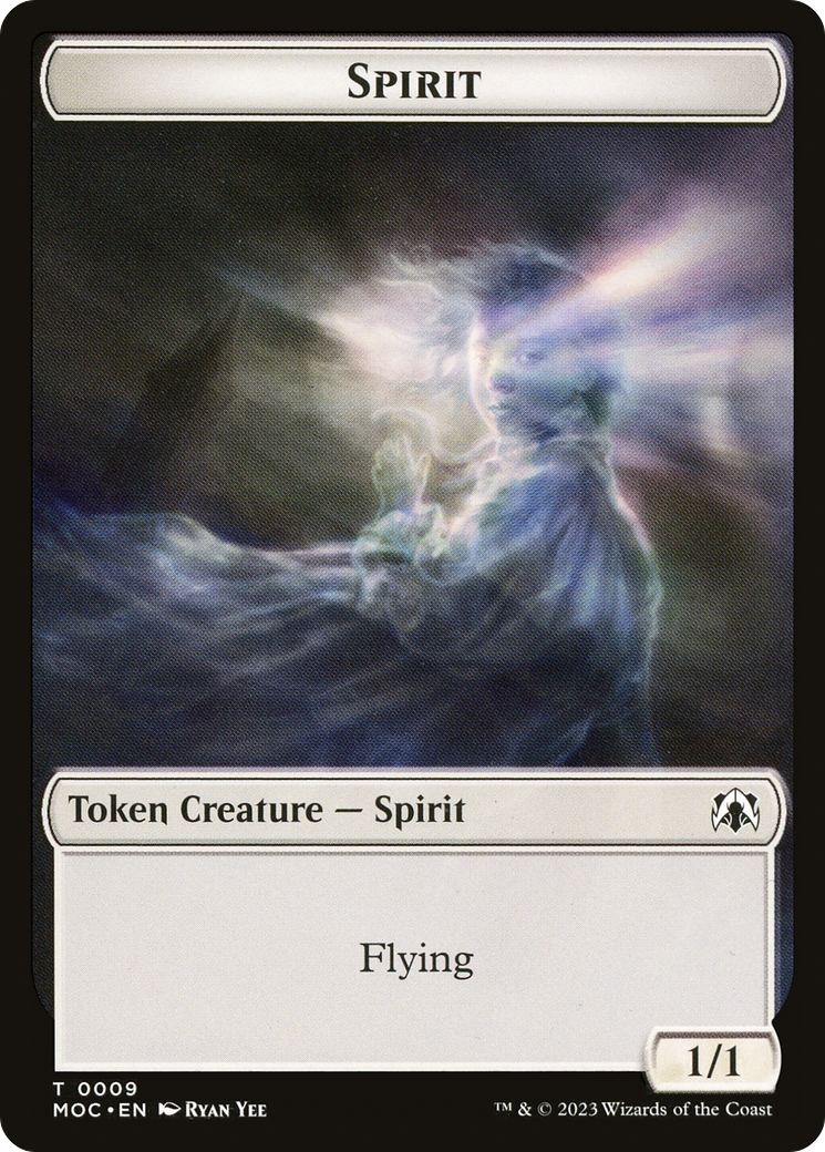 Spirit  [March of the Machine Commander Tokens]
