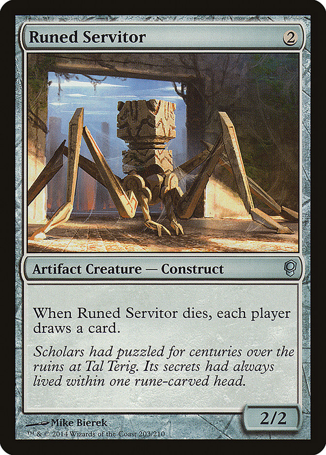 Runed Servitor [Conspiracy] Foil