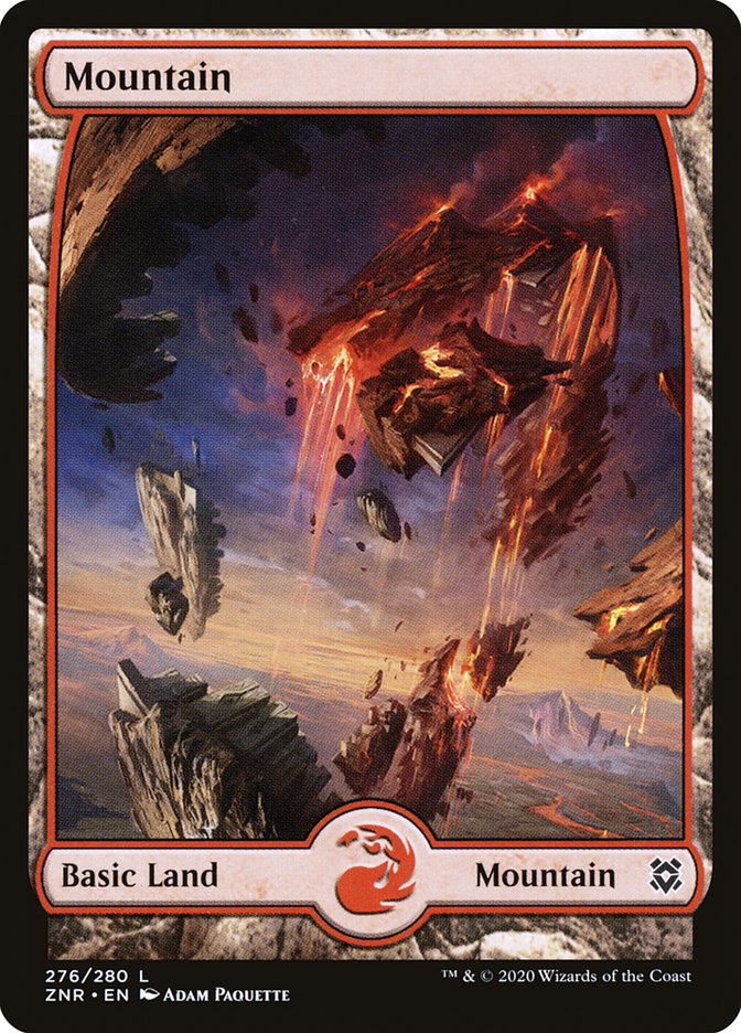 Mountain (276) [Zendikar Rising] Foil