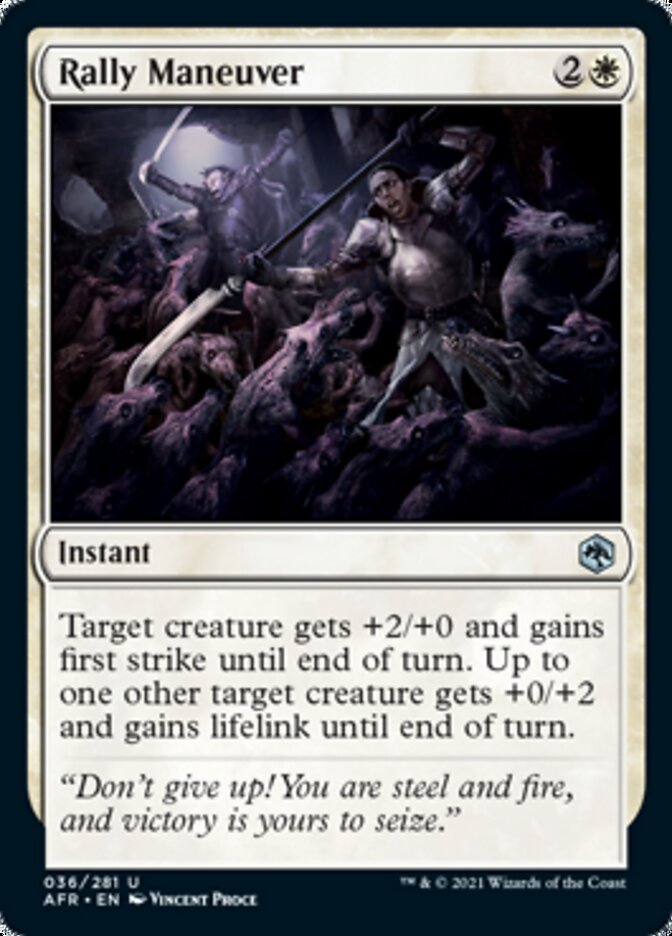 Rally Maneuver [Dungeons & Dragons: Adventures in the Forgotten Realms] Foil