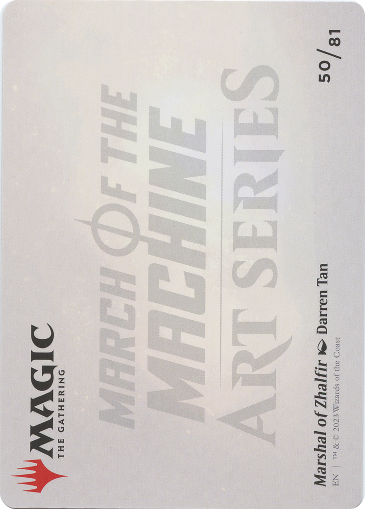 Marshal of Zhalfir // Marshal of Zhalfir  [March of the Machine Art Series] (Borderless)