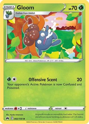 Gloom (002/159) [Sword & Shield: Crown Zenith] Reverse Holofoil