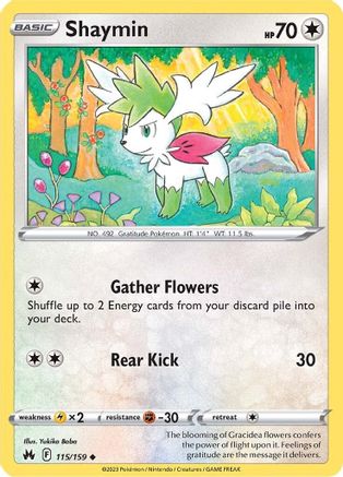 Shaymin (115/159) [Sword & Shield: Crown Zenith] Reverse Holofoil